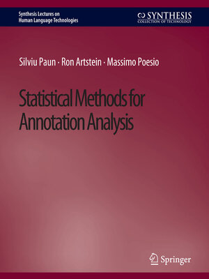 cover image of Statistical Methods for Annotation Analysis